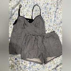 Michael Kors Black & White Pajama Set